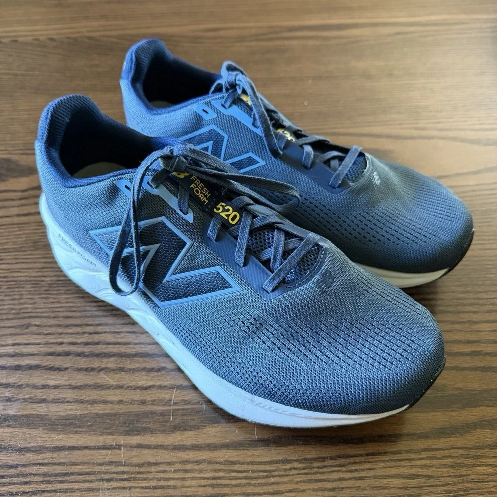 New Balance Men's 520 Fresh Foam Tennis Shoes Blue/Teal Size 12